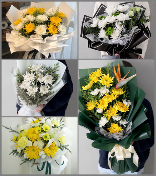 贵州遵义桐梓县海校街道小坝村白事花束代送